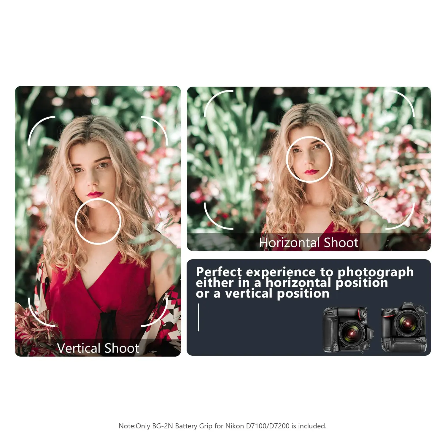 Neewer aperto de bateria vertical para MB-D15 funciona com bateria EN-EL15 ou 6 peças de baterias AA para Nikon D7100 D7200 Digital SLR