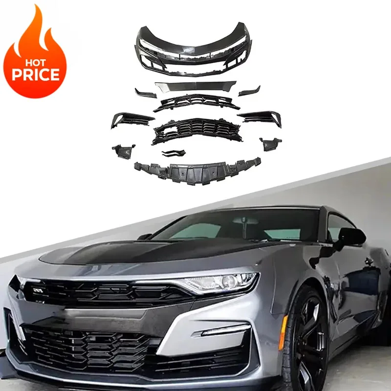 

2019 SS Style Body Kit Front Bumper Lip for Camaro 2019-2022 Car Bumper