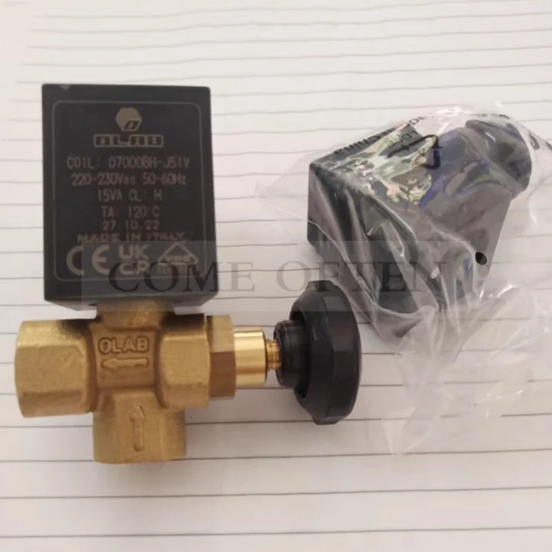 

OLAB Steam Solenoid With Adjustable Knob 7000BH/J51V 220VAC 120℃ 15VA