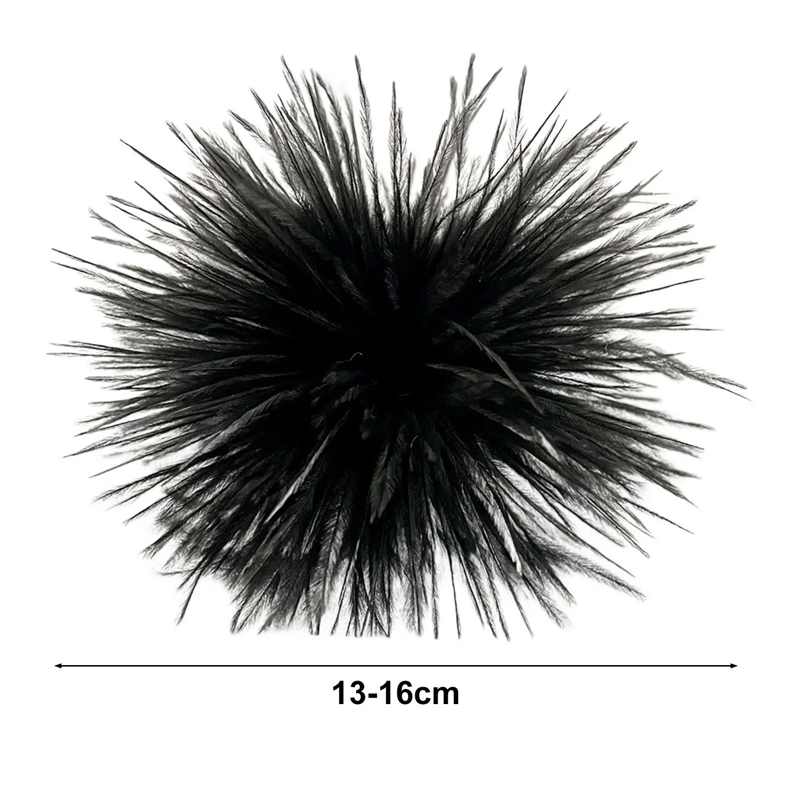 Women Brooch Hat Brooch Elegant Faux Ostrich Feather Brooch for Wedding Party Prom Clothes Pin Soft Garment Hat Bag Decoration