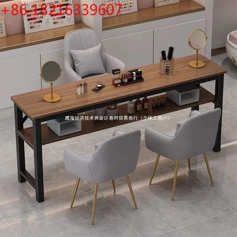 Simple special mical nail salon table Japanese-style single and double nail  table