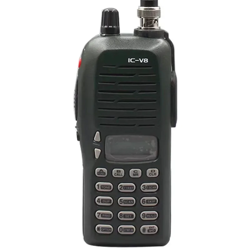 Original ICOMIC-V8 VHF Transceiver 5.5W VHF Radio Portable Walkie Talkie with 1650Mah NiMH 2 Way Radio Battery Pack