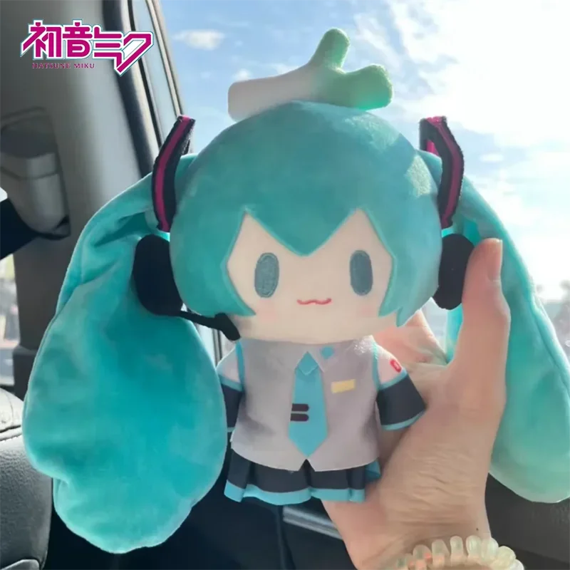 STOCK@@ 16CM Hatsune Miku Fufu Plüschpuppe Anime Kawaii Süße Coole Spielzeugpuppen Plüsch Geburtstagsgeschenke Niedliche Puppe Freundin