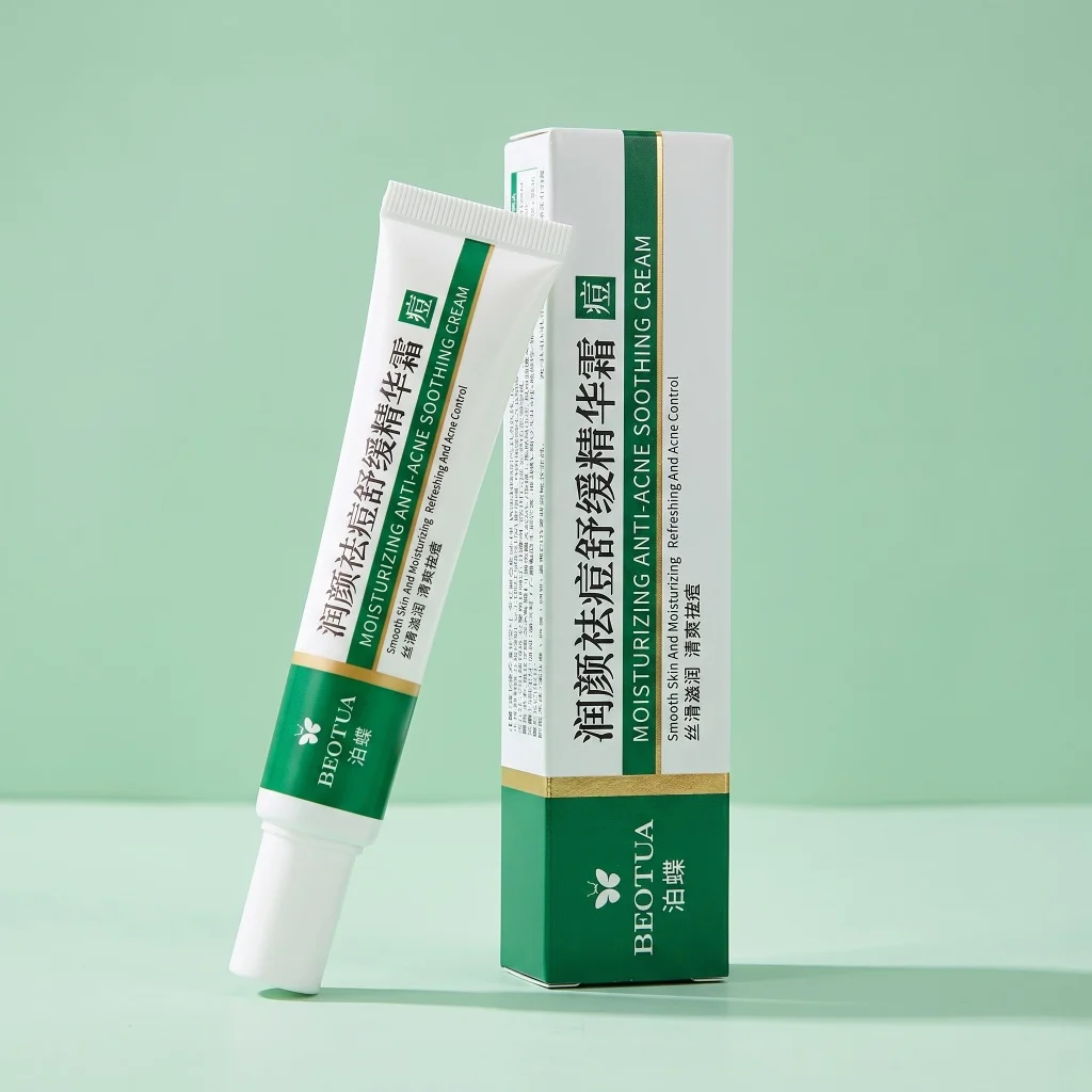 Soothing Cream Moisturizing Facial Care Calm Pimple Redness Improve Skin Breakouts Smooth Skin Daily Gentle Spot Treatment Skin