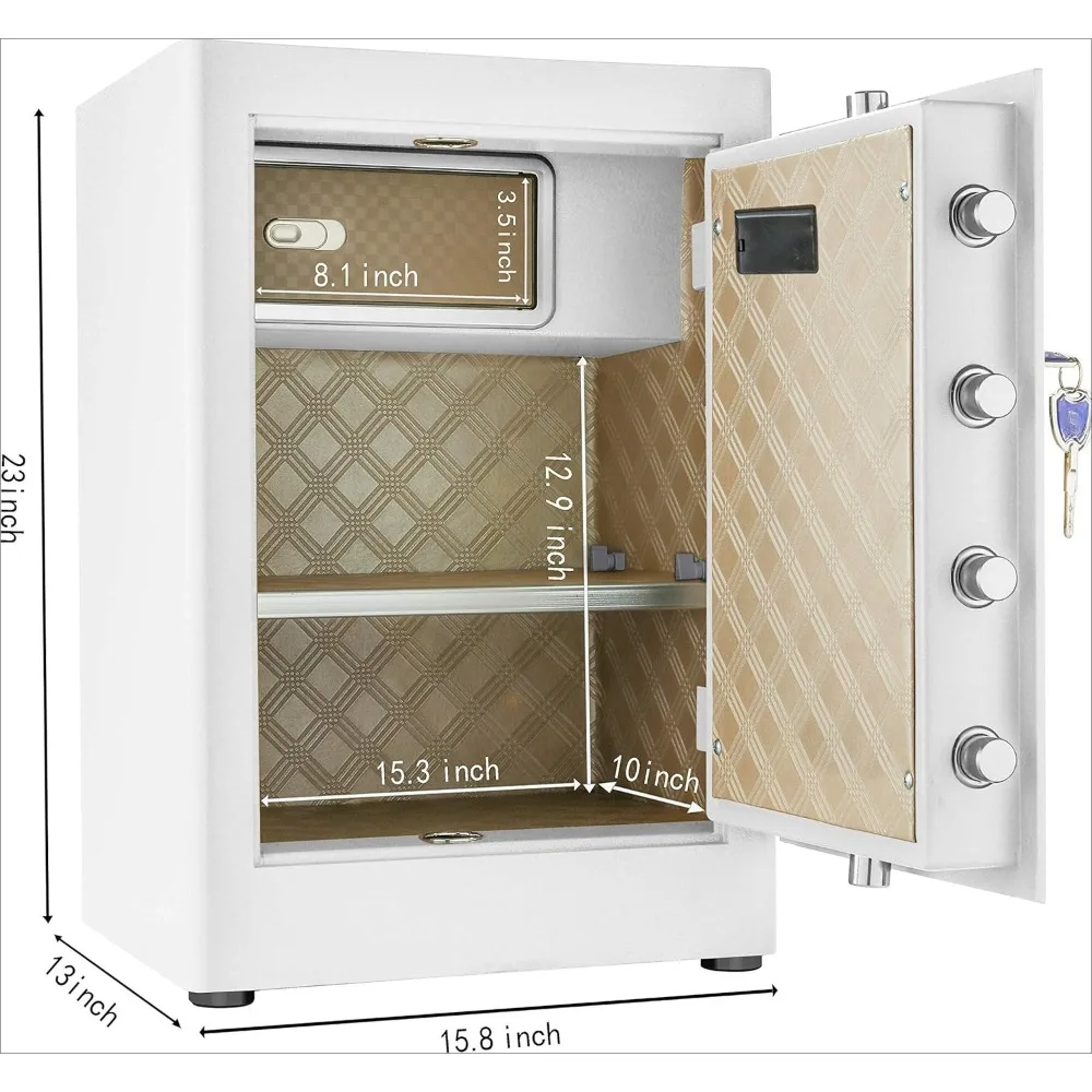 헤비 듀티 보안 가정용 금고, 디지털 금고- 2.05 입방피트