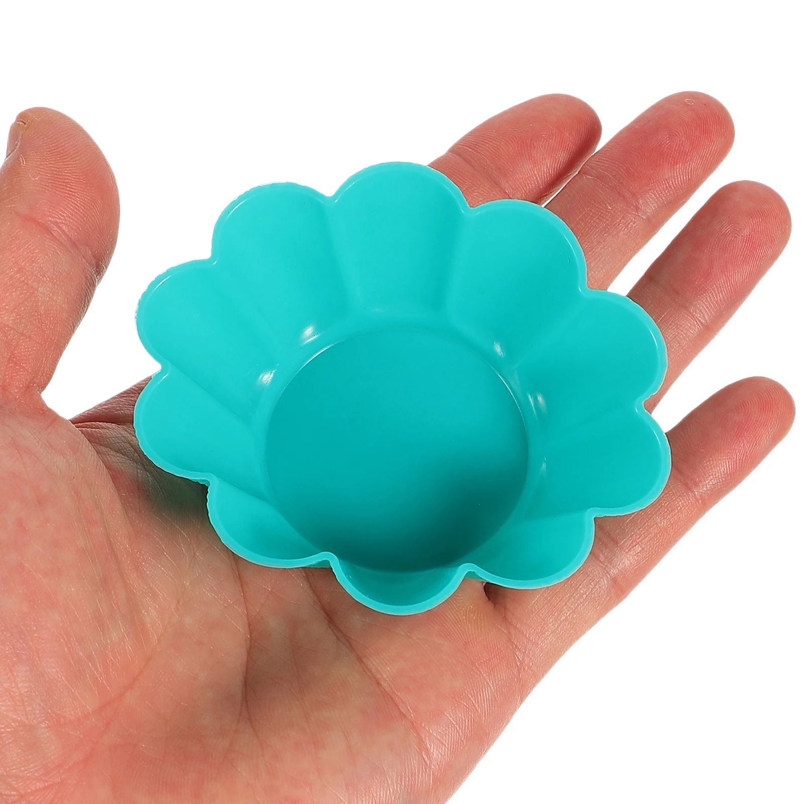 

12 Pcs Silicone Muffin Cup Pastry Molds Wedding Liners Mini Cupcake Cups Wrapping Paper