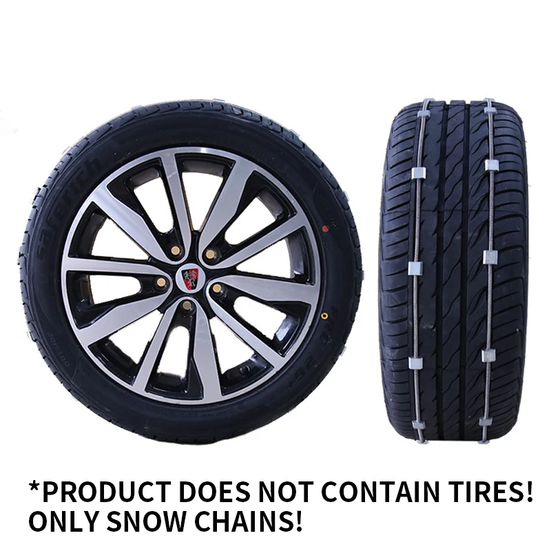 Invisible anti-skid chain Universal car SUV off-road vehicle snow and ice tire anti-skid chain Steel tire anti-skid chain