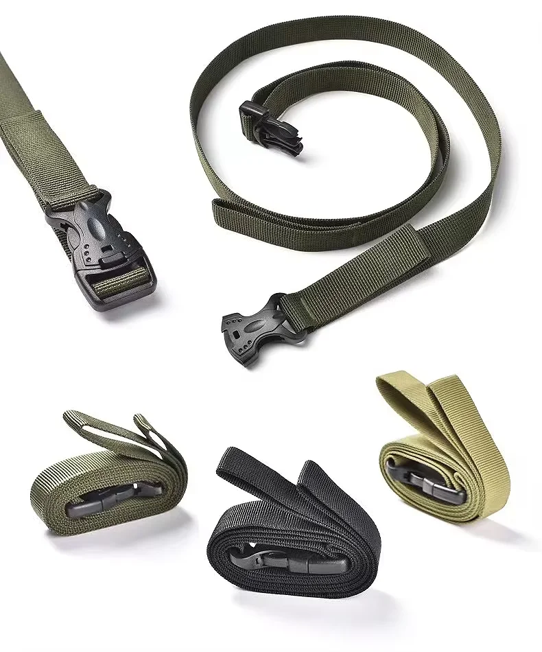 Nylon Cargo Strap Baggage Secure Strap Outdoor Anti-theft Luggage Strap Bundling Belt Camping Hiking Storage Fixing Belt Straps