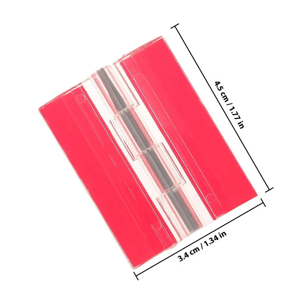 10 قطعة ذاتية اللصق الاكريليك للطي المفصلي للمجوهرات صندوق خزانة باب إصلاح مفصلات شفافة صغيرة Diy بها بنفسك الحرف الأثاث #5