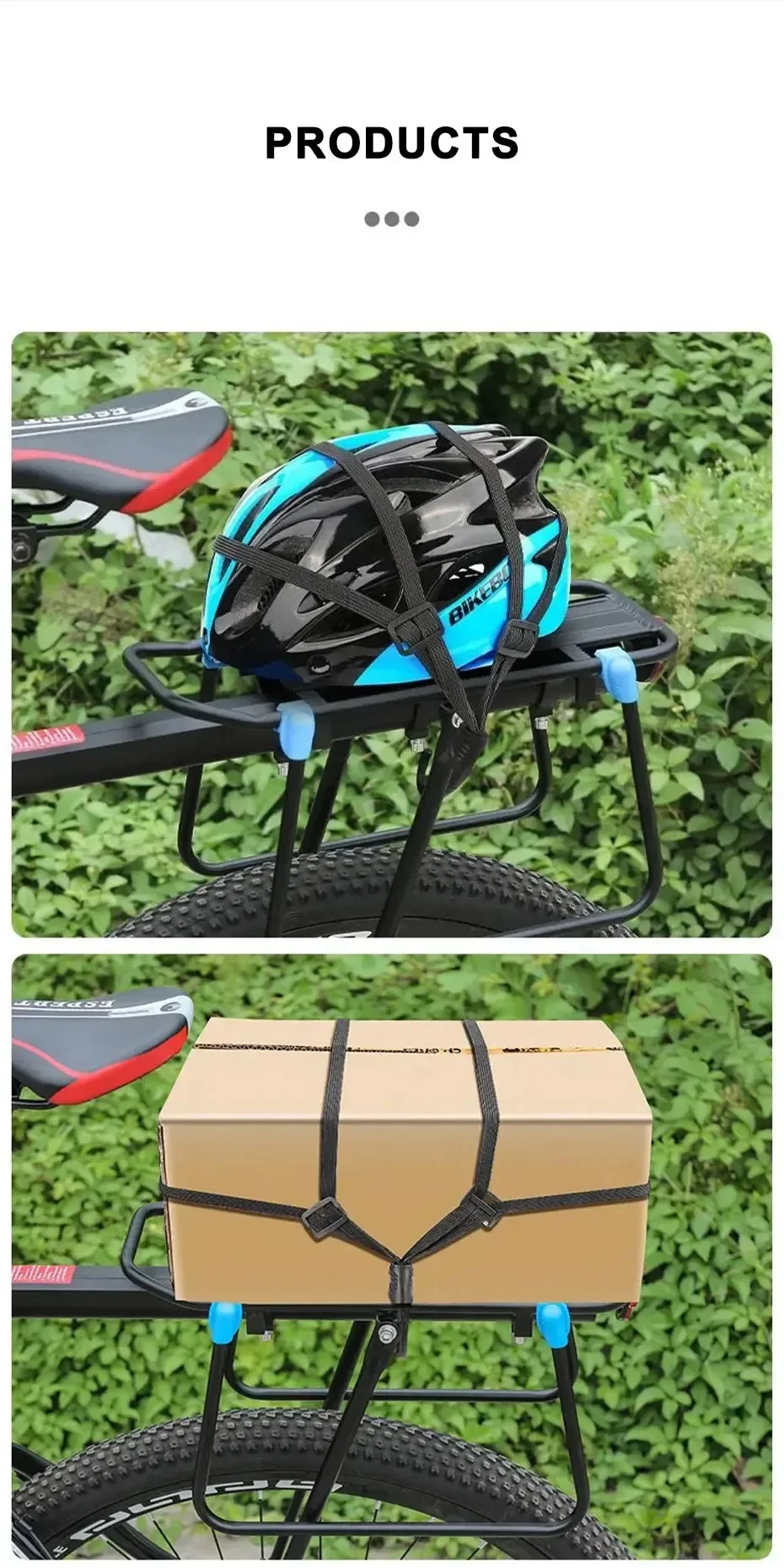 Motorrad-Rücksitz-Helmhalterung, Elastisches Seil, Motorradhelm-Fixiergurt, Verstellbarer Befestigungsgurt, 60cm/90cm – Detail 7