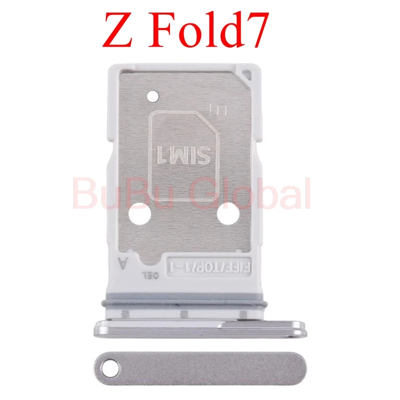 

Лоток для SIM-карты для Samsung Galaxy Z Fold 7, SM-F966B F966, держатель с двумя слотами для SIM-карты, версия для ЕС