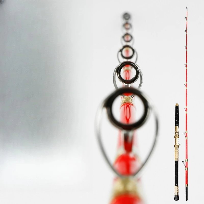 

Deep sea boat fishing super hard 150 #manual sea fishing electric twist cod south oil fishing bottom rod Weihai fish