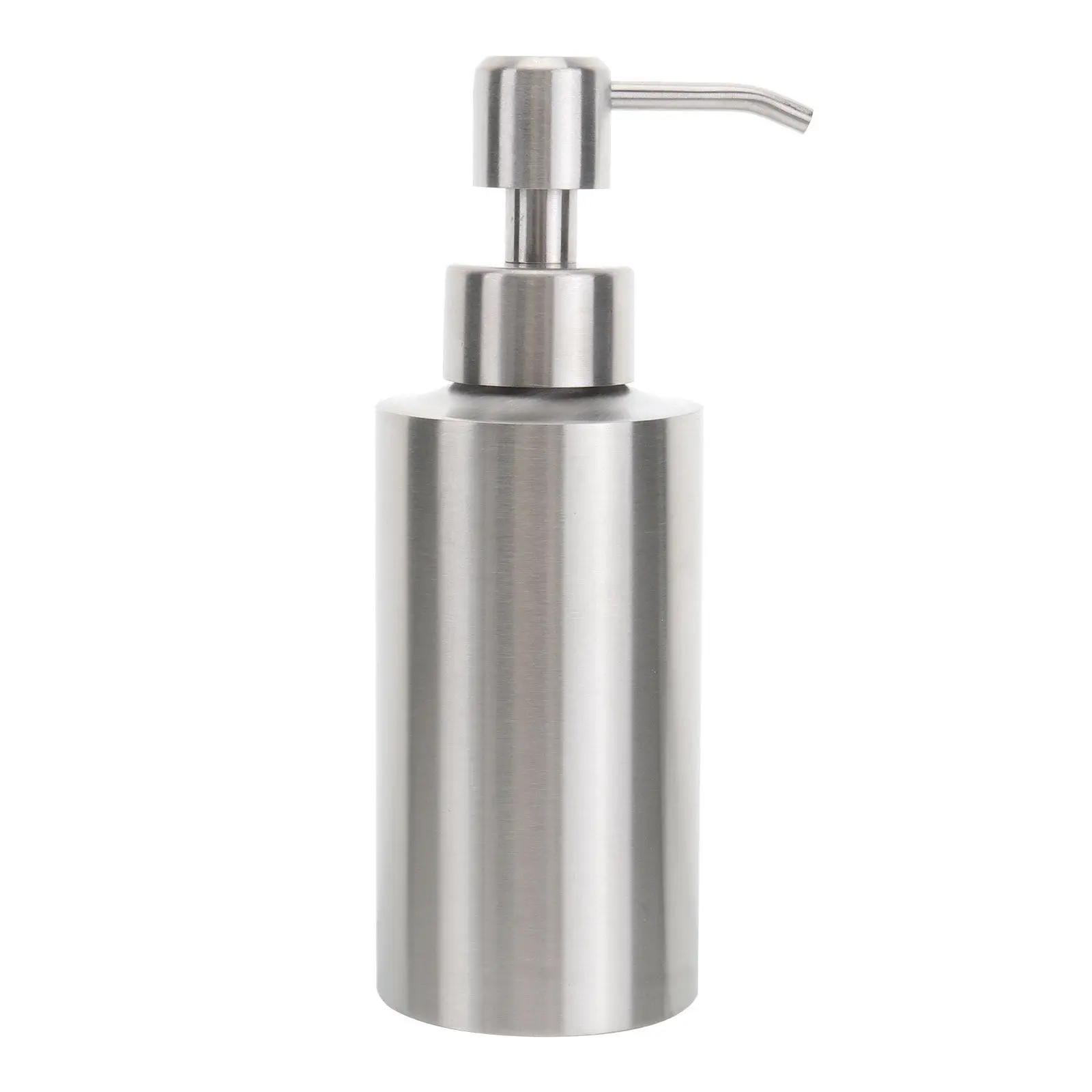 

Premium 304 Stainless Steel Soap and Liquid Dispenser Hand Wash Pump for Countertop Kitchen Bathroom Lotion Shampoo Oil 220Ml