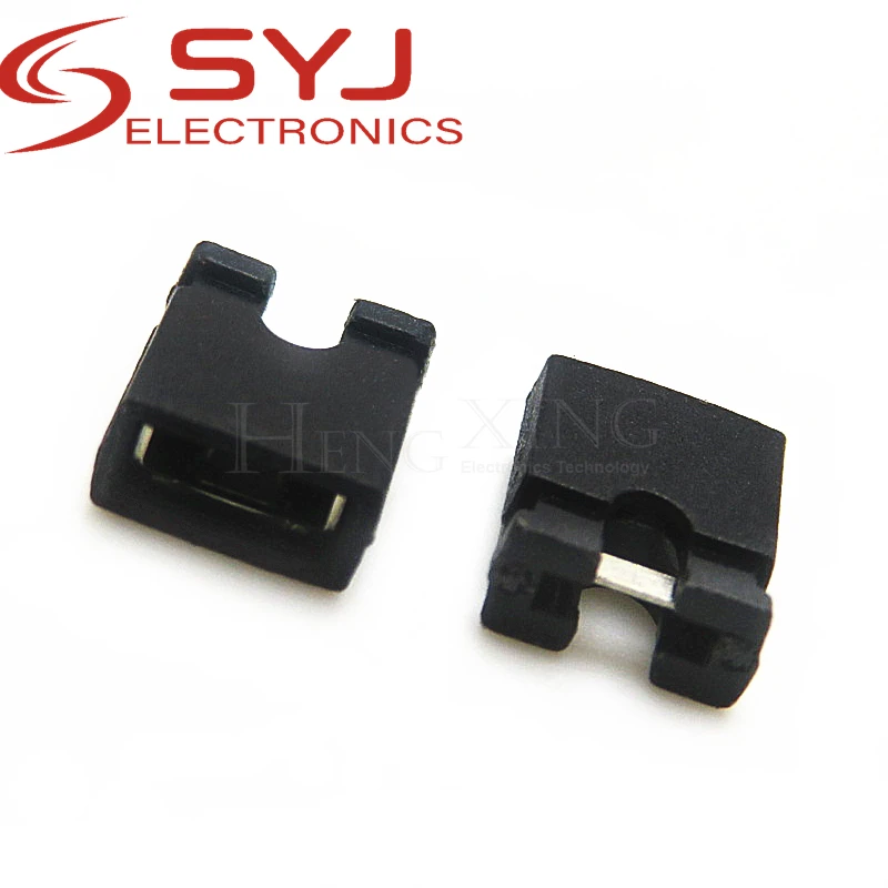 10pcs/lot 2.54mm Circuit Board Jumper Cap Shunts Short Circuit Cap Computer Jumpers Shunt Cap In Stock