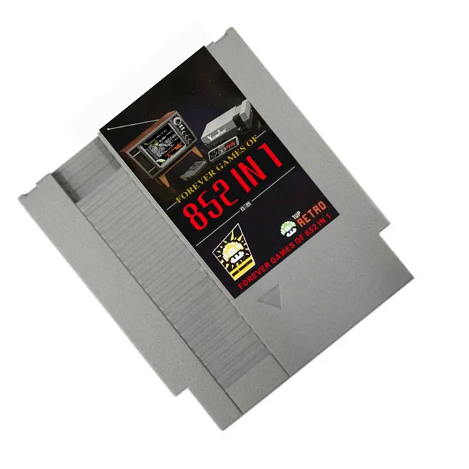 THE NEWES 2023 FOREVER GAMES OF NES 852 in 1 Game Cartridge for NES Console, total 852 games 1024MBit Flash Chip in use