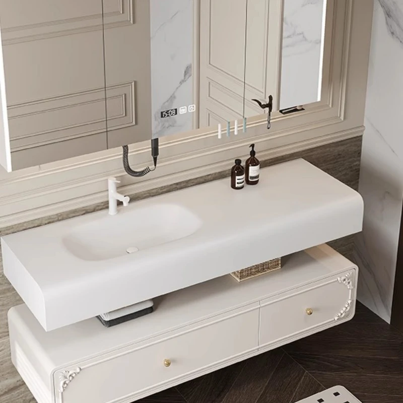 

Partitions Sink Bathroom Cabinet Toilet Modern Plant Perfume Bathroom Cabinet Storage Organizer White Gabinete Home Furniture