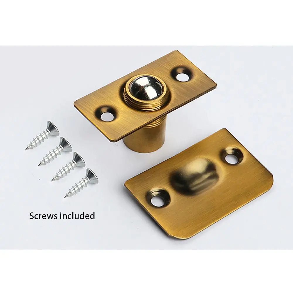 1 مجموعة خزانة بوابة خزانة الباب الكرة الصيد الربيع الرول الكرة الأثاث الأجهزة الباب سدادة قابل للتعديل مع مسامير