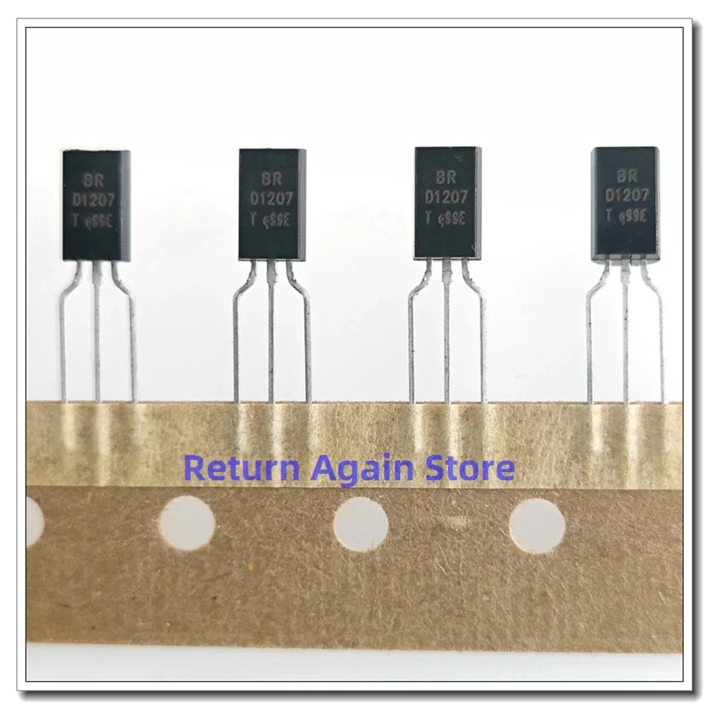 100PCS/LOT 2SD1207T BR1207T BR1207 D1207 TO-92L NEW ORIGINAL 2SD1207-T