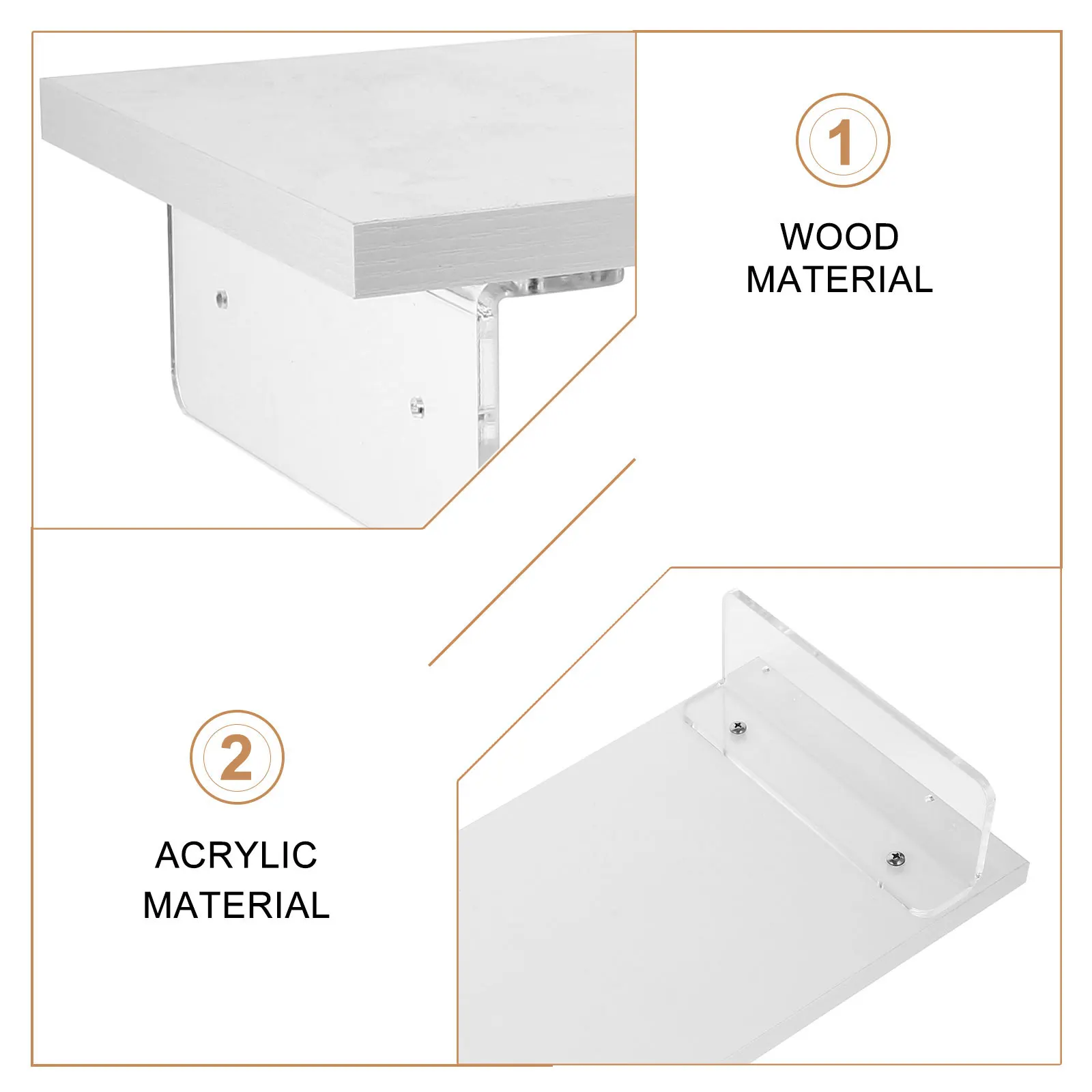 

1pc Acrylic Monitor Stand Riser For Desk Computer Screen Elevated Holder Ergonomic Laptop Stand Compatible With Printer