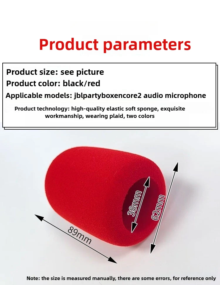 

For JBL PARTYBOX 2 Wireless Microphone - Anti-Dust Protective Cover Soft Sleeve with Secure Fit