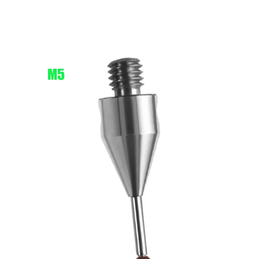 M5 Thread Hexagonal Base CMM Stylus Ruby Ball Tip Φ1.0-6.0mm Coordinate Measuring Probe