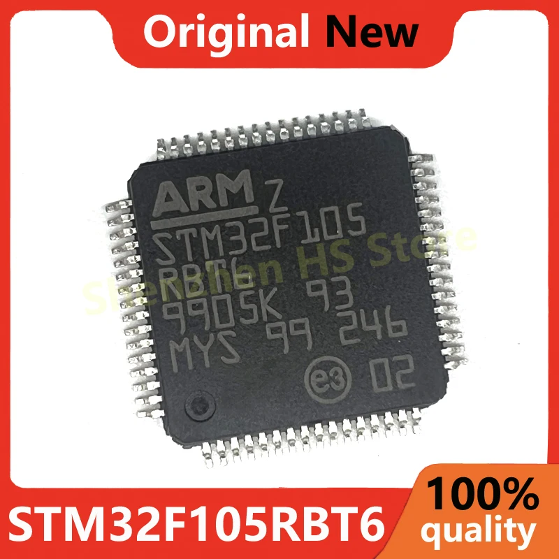 (1piece)100% New STM32F105R8T6 STM32F105RBT6 STM32F412RGT6 STM32F105 R8T6 STM32F105 RBT6 STM32F412 RGT6 QFP-64 Chipset