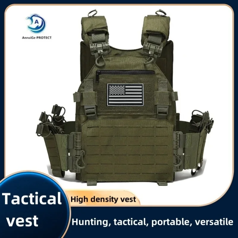 Outdoor training vest multi-functional MOLLE expansion convenient quick release vest waterproof and wear-resistant