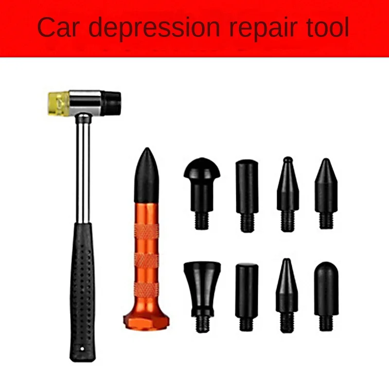 

Car Depression Repair Tool Hail Pit Free Sheet Metal Dent Repair Device Rubber Hammer Leveling