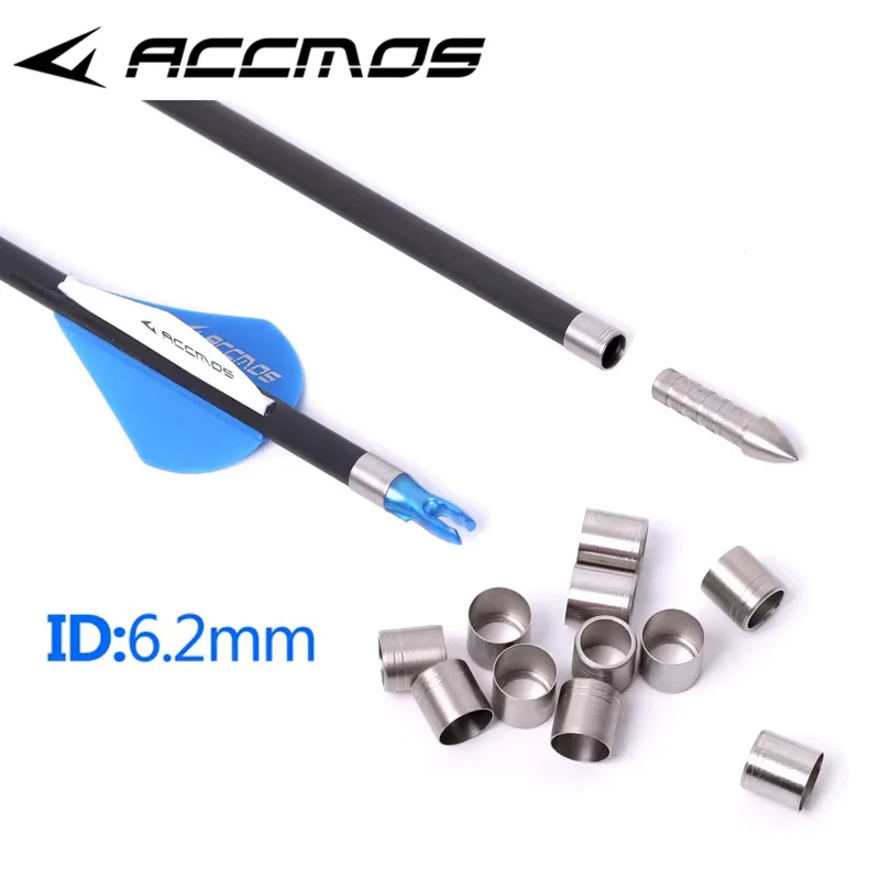 20pcs/pack Arrow Shaft Explosion-proof Rings Protection Collar For ID 6.2mm Arrow Rod Archery Accessories