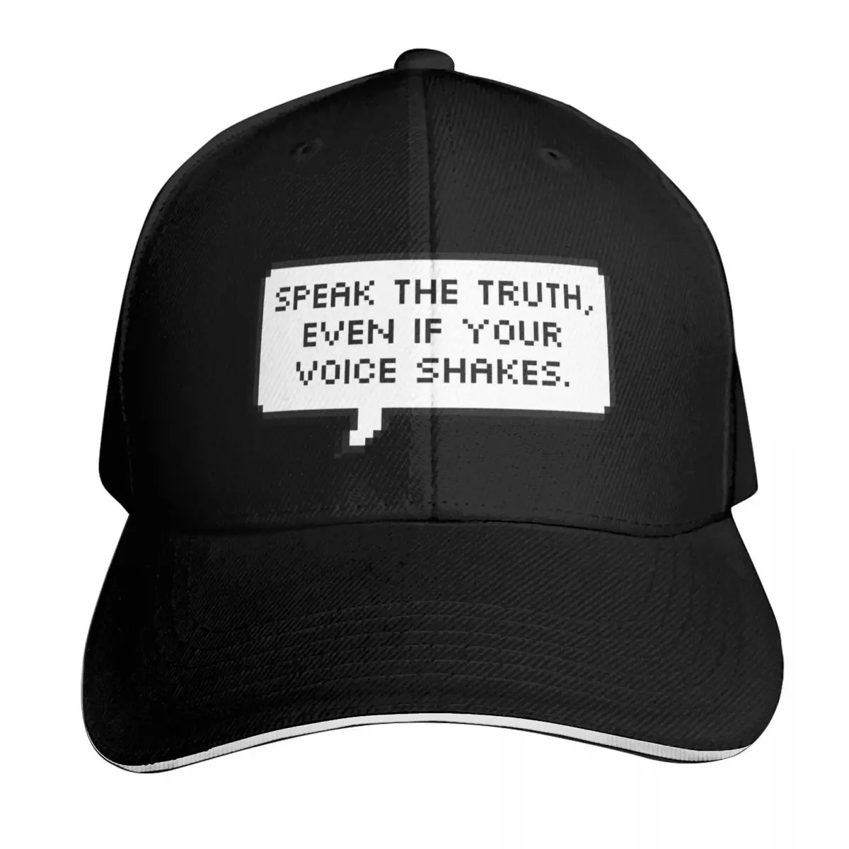 Speak the truth, even if your voice shakes. Baseball Cap Men Women Casual Summer Sport Sun Cap