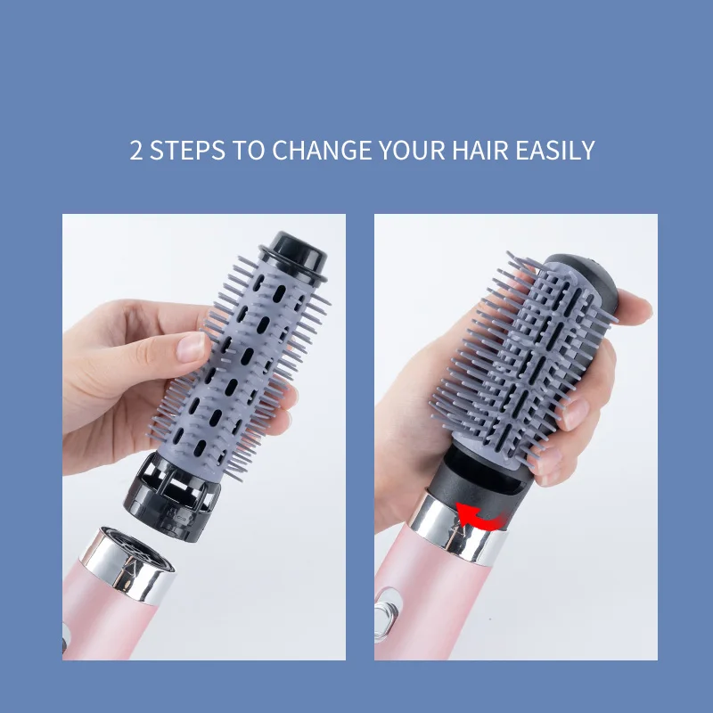 Xiaomi 3in1 Lui Haardroger Kam Heteluchtborstel Professionele Curler Stijltang Haar Styling Tools Elektrische Ion Droger Borstel Nieuwe