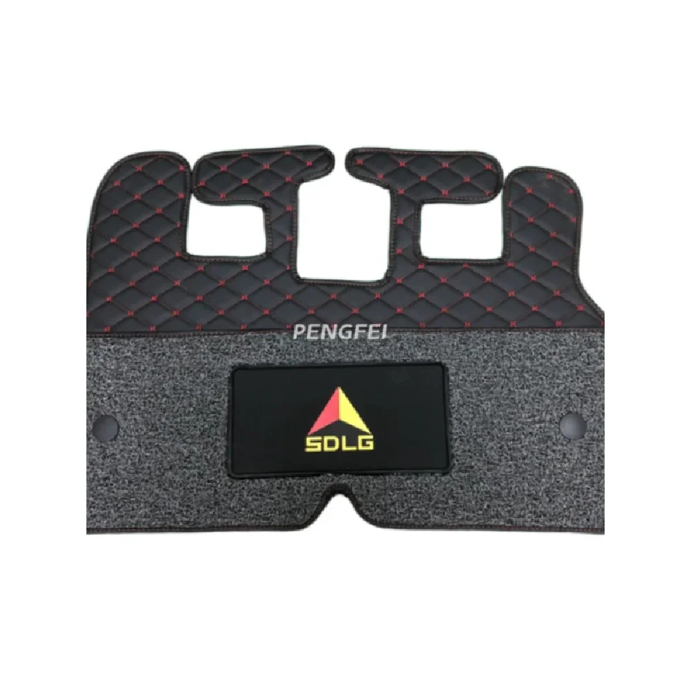 For Sdlg 135/150/205/210/250/360 Cab Floor Adhesive Double-layer Foot Mat Excavator Accessories