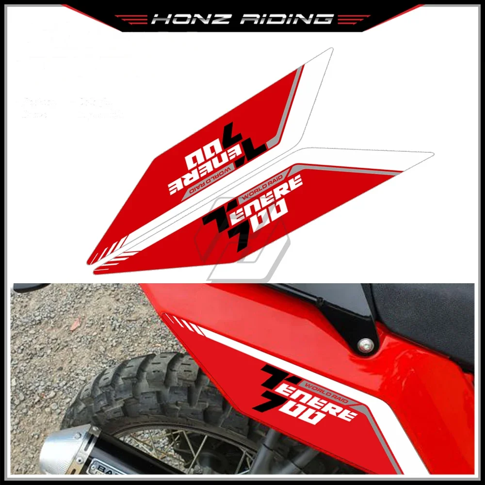 

For Yamaha Tenere 700 2019-2021 One Set Motorcycle Sticker Anti-UV