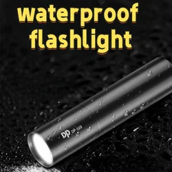 edc Torch light 18650 High power led flashlight Mini Pocket portable Rechargeable lamp Waterproof Lantern for night lighting