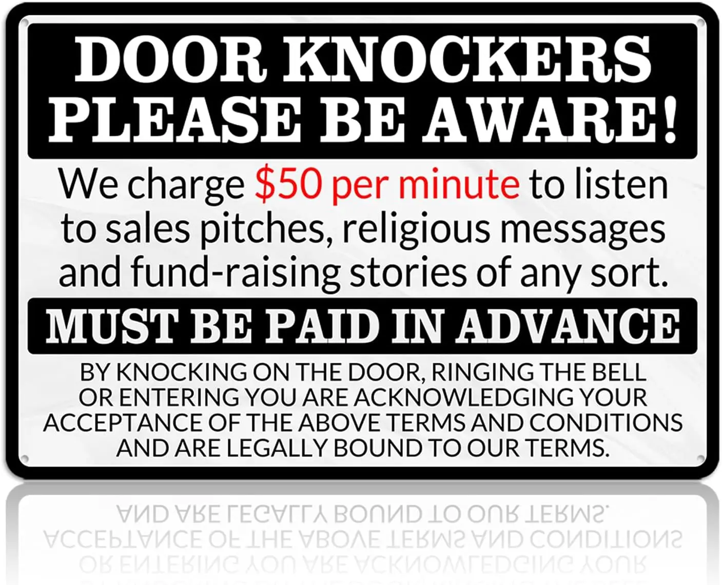 1F,No Soliciting Si…