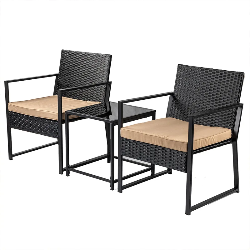

✗x Outdoor courtyard, swimming pool, balcony, rattan woven table and chair combination#
