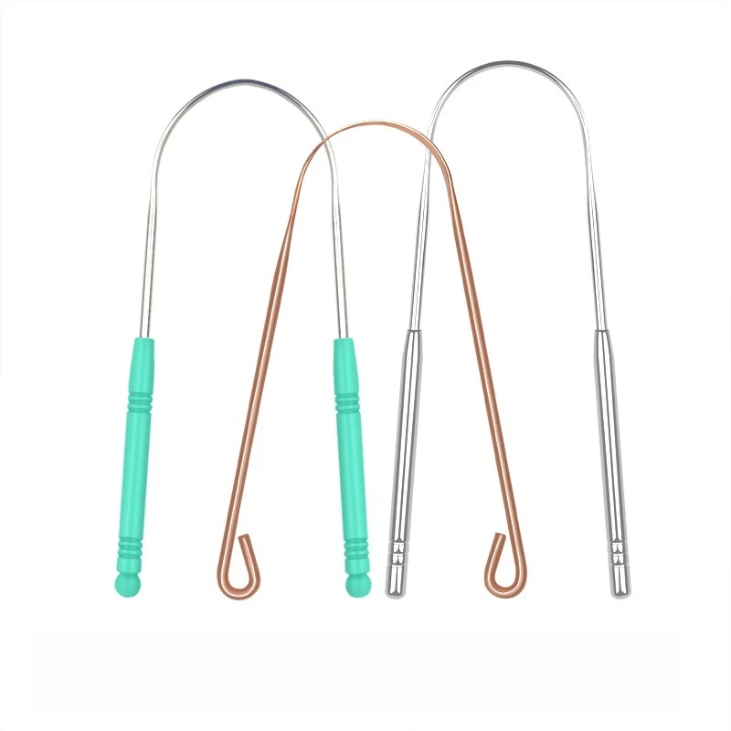 

50 шт. новый скребок для языка из нержавеющей стали, щетка для чистки языка, зубная щетка для языка, гигиена полости рта, высокое качество, скребок для зубов