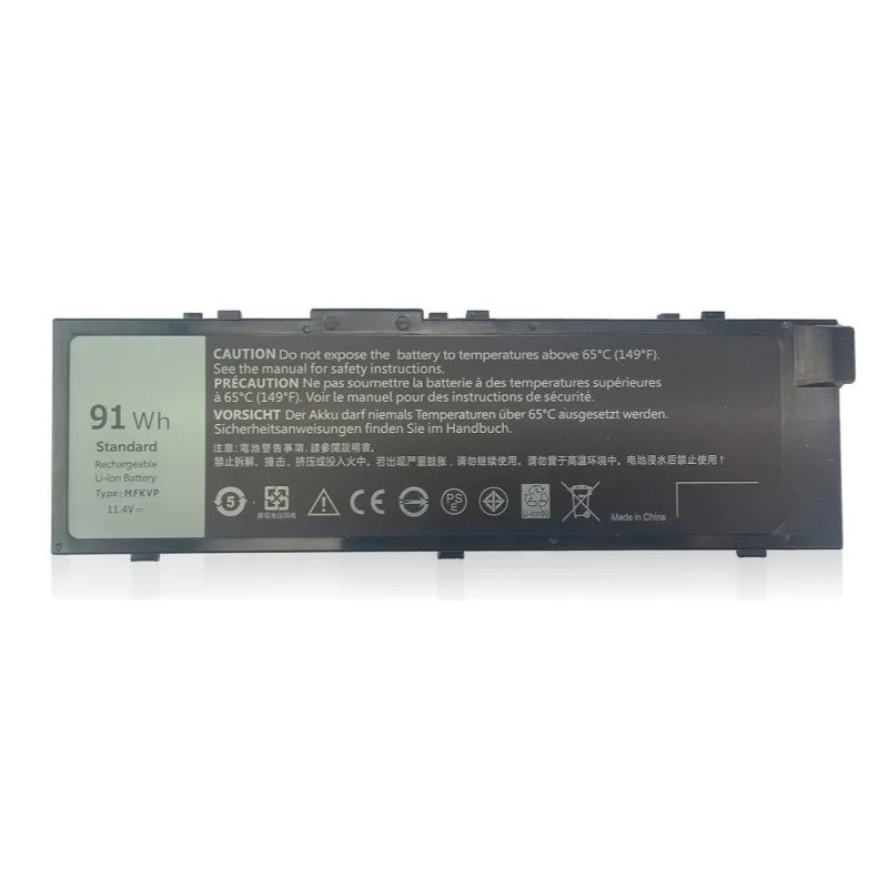 New 11.4V 91Wh MFKVP Laptop Battery For Dell Precision 7510 7520 7710 7720 M7710 M7510 TWCPG T05W1 1G9VM GR5D3 0FNY7 0GR5D3