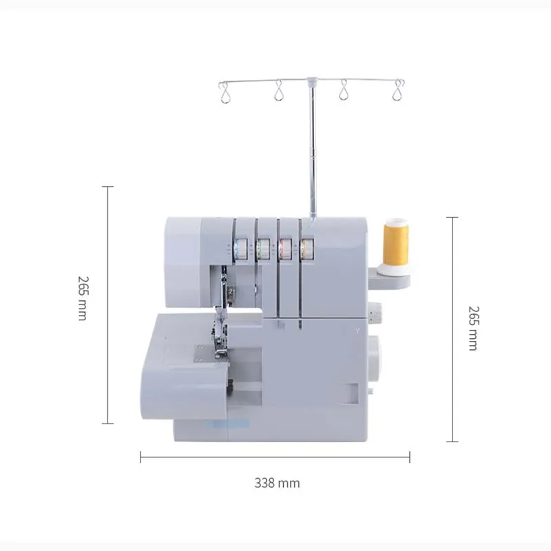 Imagem -05 - Máquina de Costura de Overlock Doméstico Thread 220v com Máquina de Costura Secreta Overlock 14sh854