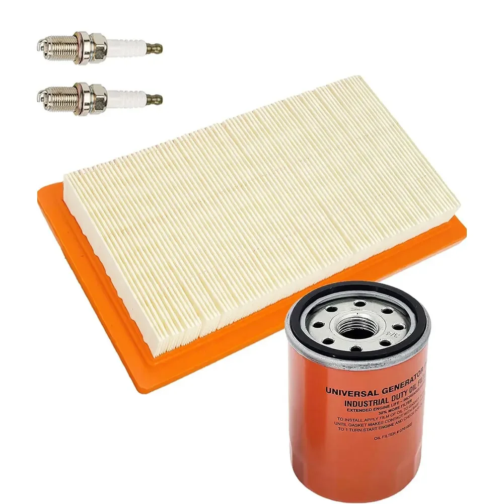 6485 Air Filter 070185E Oil Filter 0J8478S Air Filter Kit For 16-26kW Air Cooled Generator 999cc Engine For 7034 7035 7043