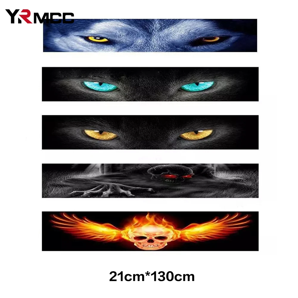 Car Sunshade Stickers Auto Front Windshield 3D Vinyl Film Rear Gear Sunshade Decorative Decals Stickers Cars Decorative Stickers