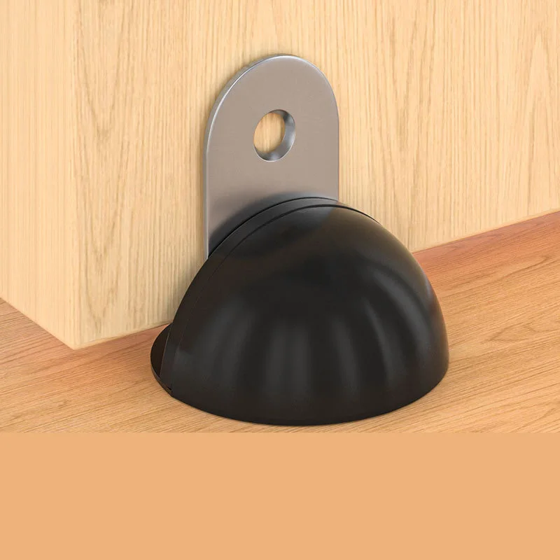 

Adjustable Punching-Free Floor Suction Door Stool Silent Magnetic Invisible Anti-Collision for Indoor Wooden Doors