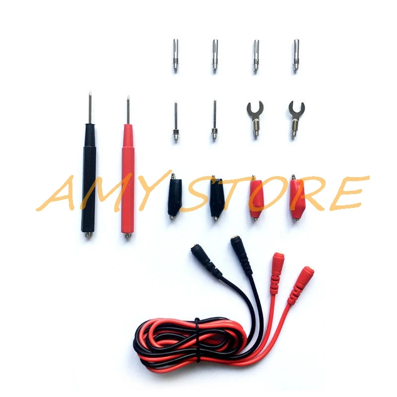 15 in 1 Multifunction Combination Test Lead Cable Pen Banana Plug Multimeter Alligator Clip Power U Shape Terminal Clamp