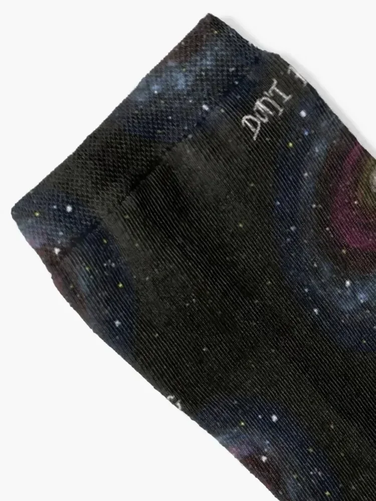 The Hitchhiker's Guide to the Galaxy Tshirt , Don't Panic Socks luxe with print Socks Girl Men's