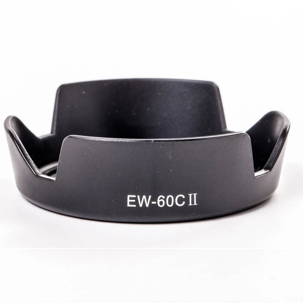 EW-60C II Lens Hood Reversible Camera Lente Accessories for Canon 600D 550D 650D EF-S 18-55mm Lens