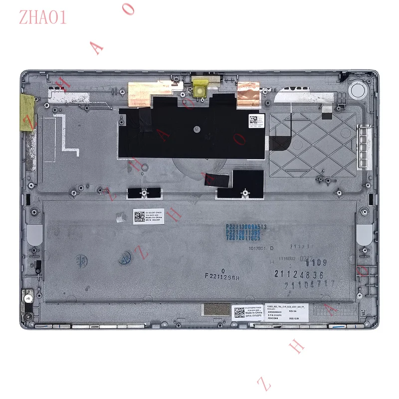 Z   0YN8P6 For Dell Latitude 7320 Detachable 2-in1 LCD Back Cover w/Smart card slot