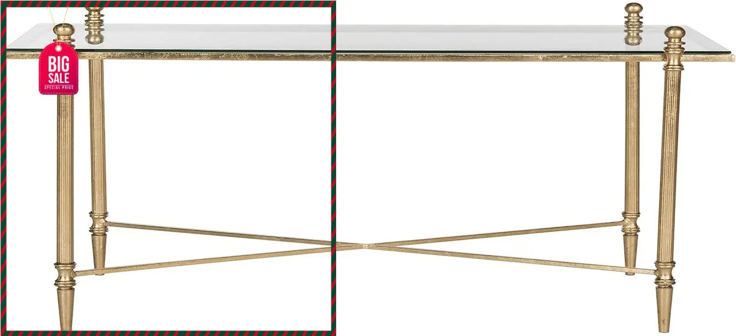 

BestsellerHome Collection Tait Gold Coffee Table