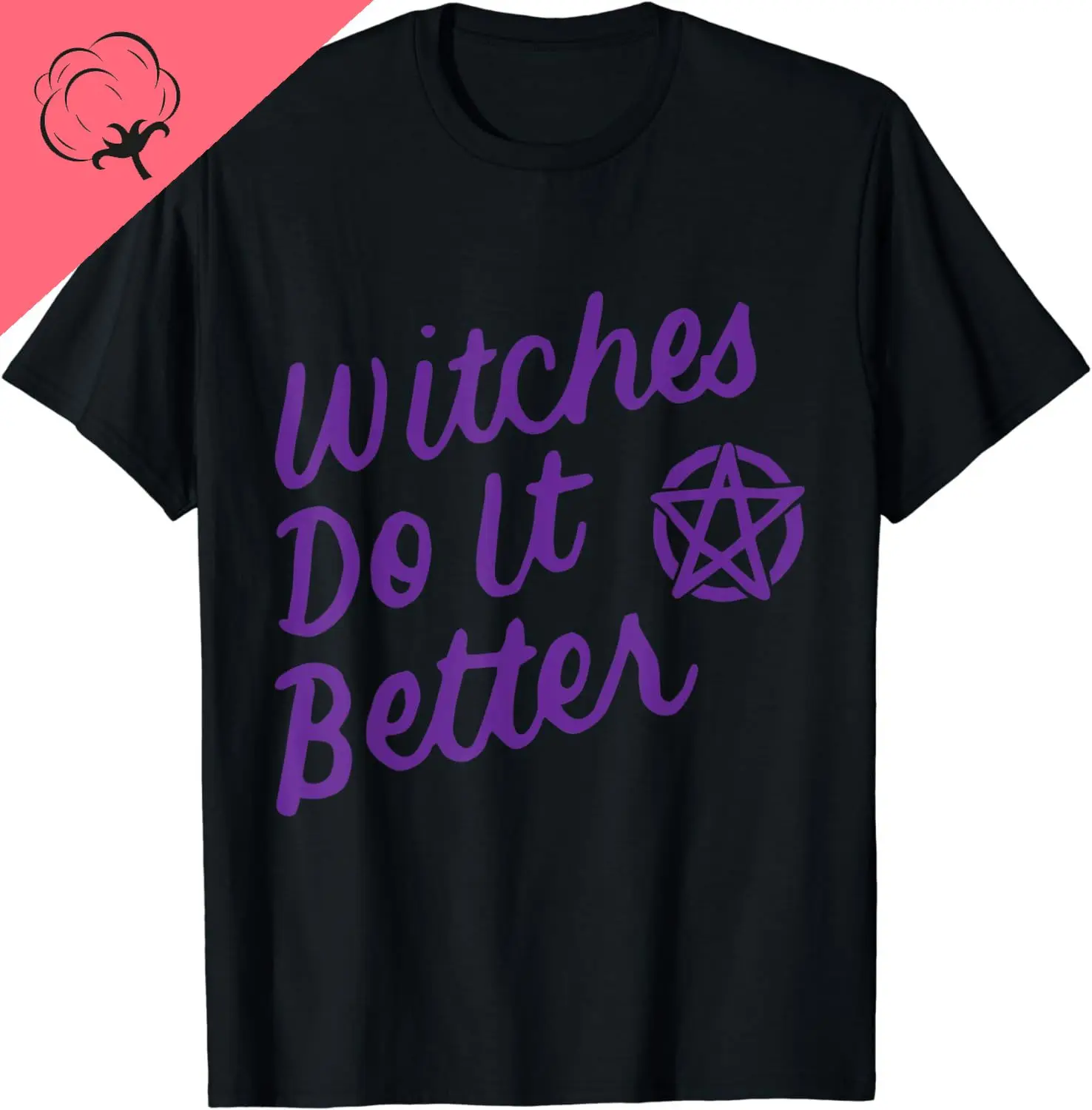 Witches Do It Better Wicca Occult Gothic Witchcraft Goth Emo T-Shirt Witch Shirt  Women Clothes Cotton Tops  Ropa De Mujer