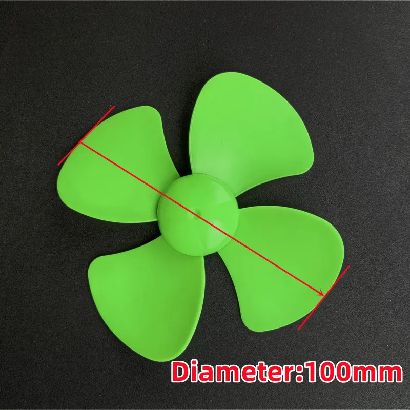 3pcs/lot 3 Sizes Multicolor three-blade Plastic Propeller Blade Diameter 60mm 80mm 100mm aperture 1.95mm