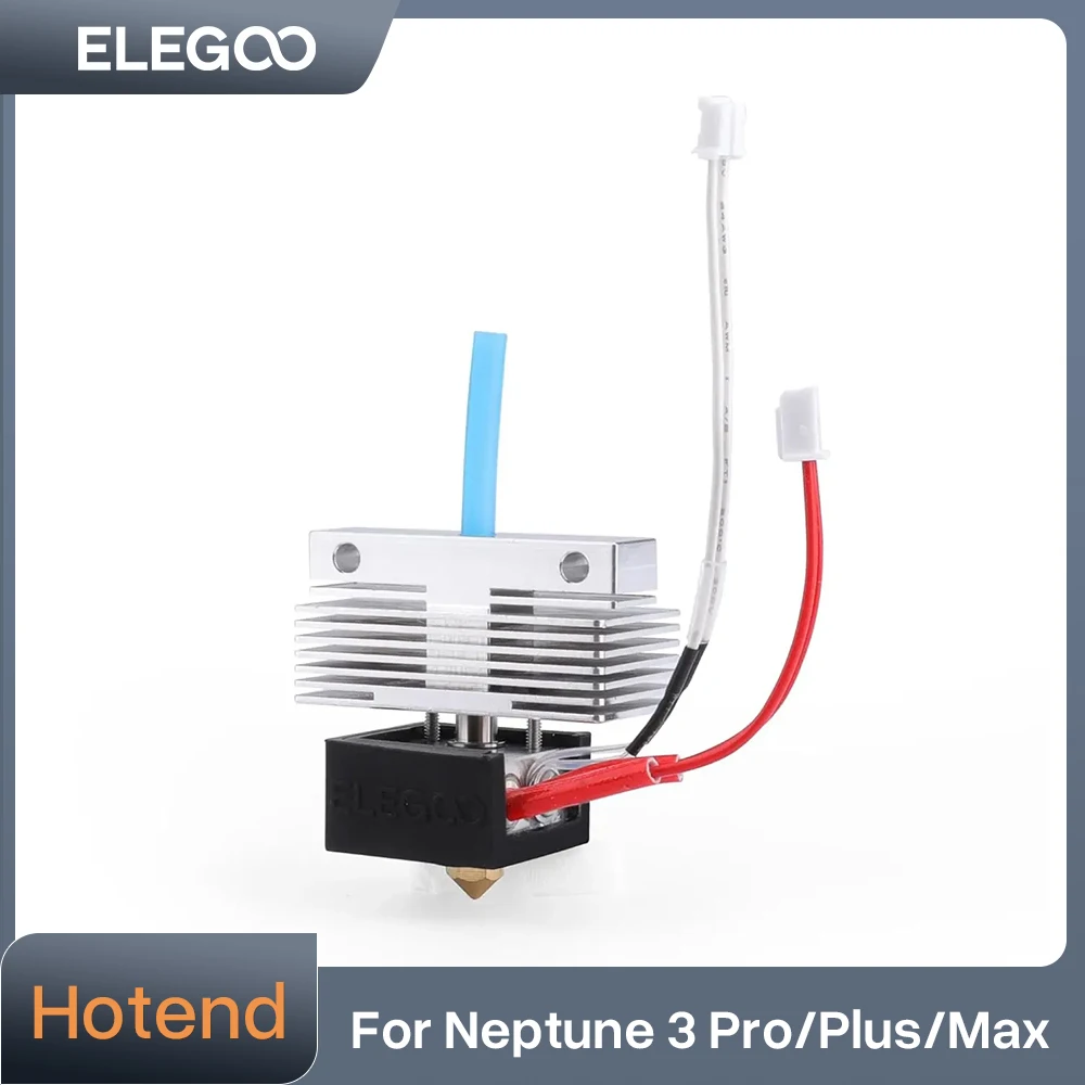 ELEGOO 3D Printer Hotend for Neptune 3 Pro/Plus/Max 3D Printer, Fully Assemble with Nozzle, 3D Printer Accessories